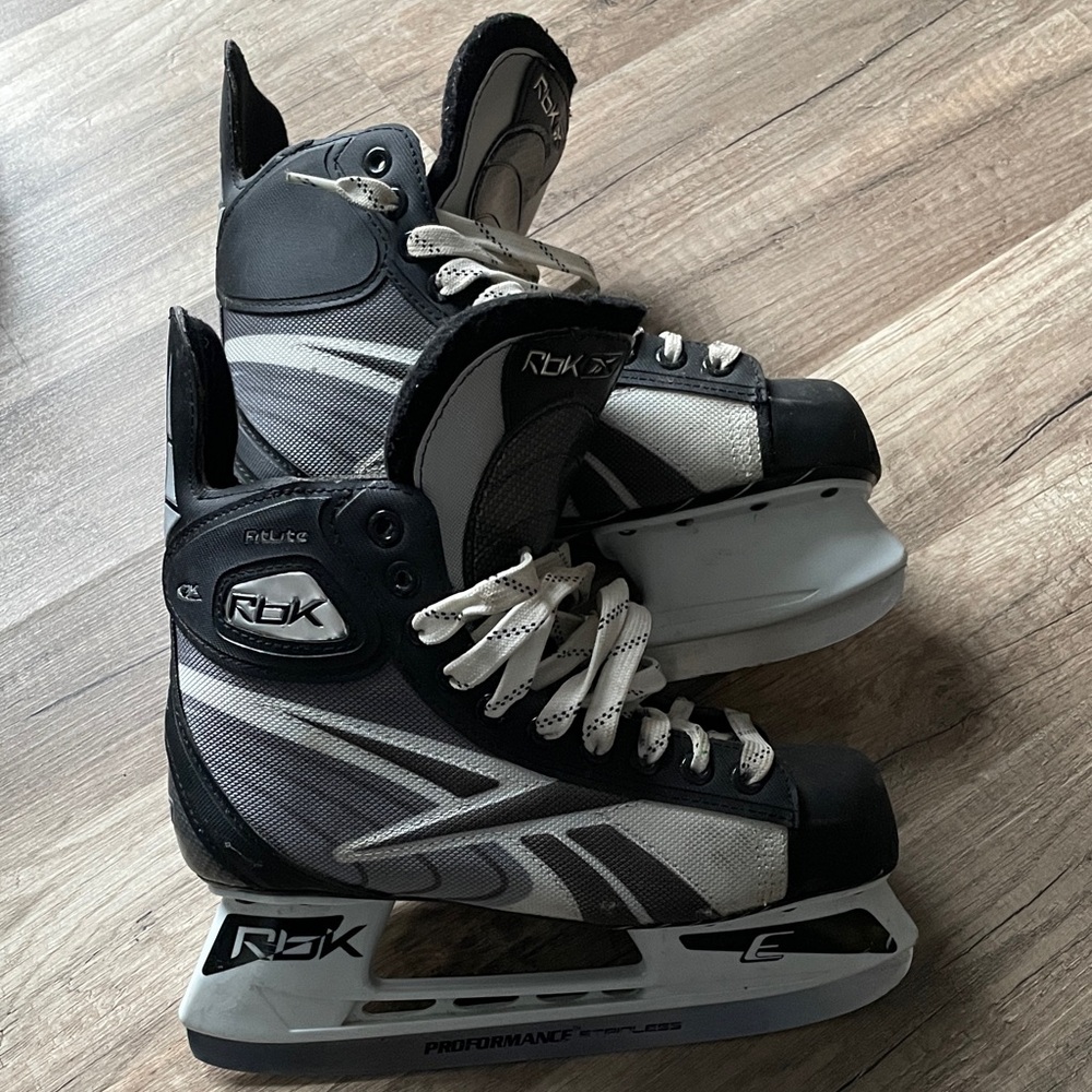 Reebok Black and White Performance Skates